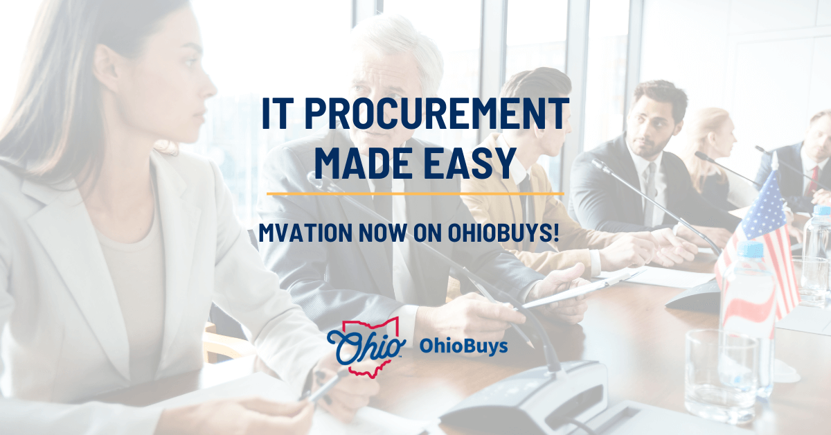 Mvation Now on OhioBuys - IT procurement Made Easy!